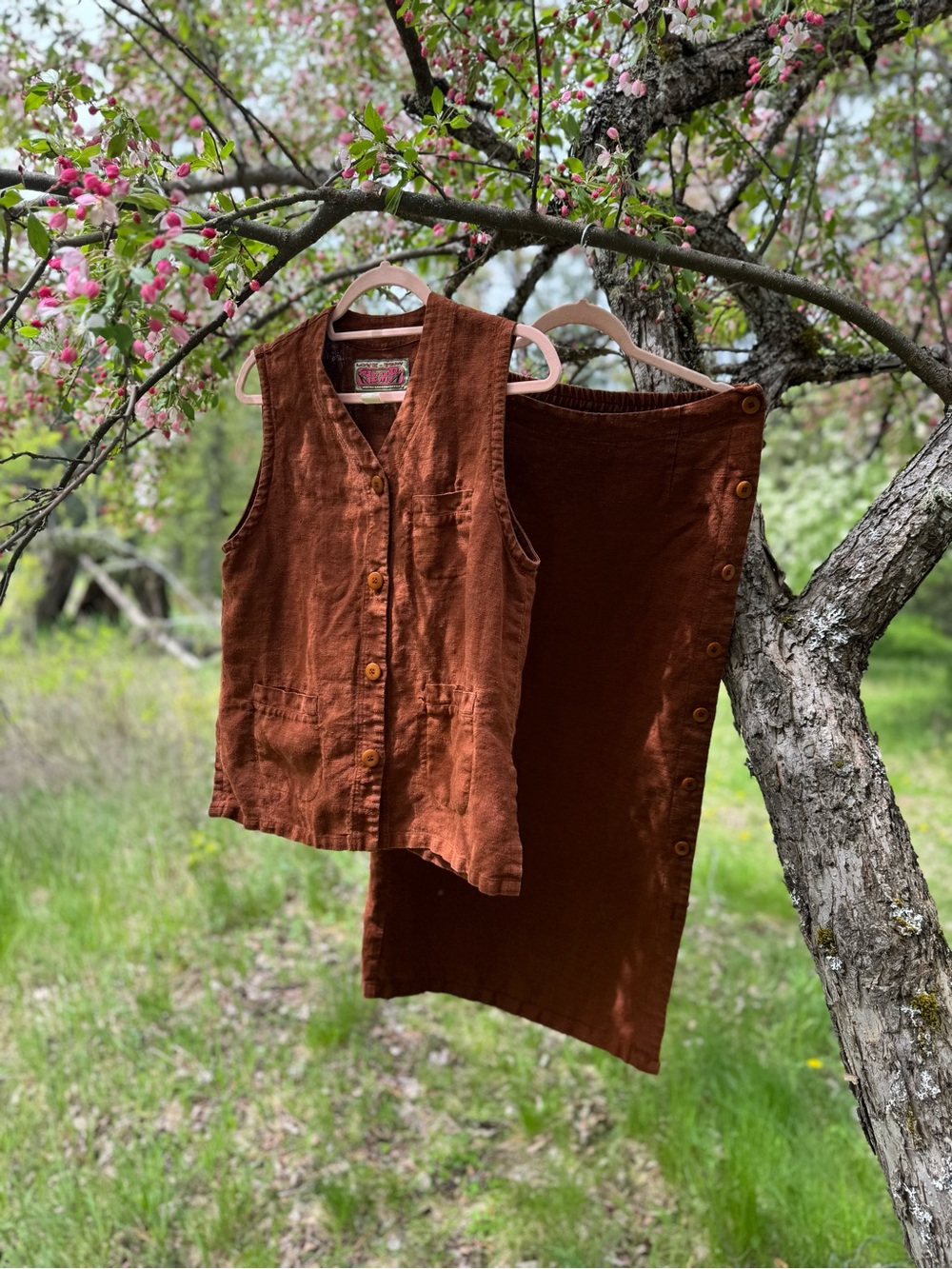 70s Hemp Set Rust Perfect Condition - Picture 4 of 14